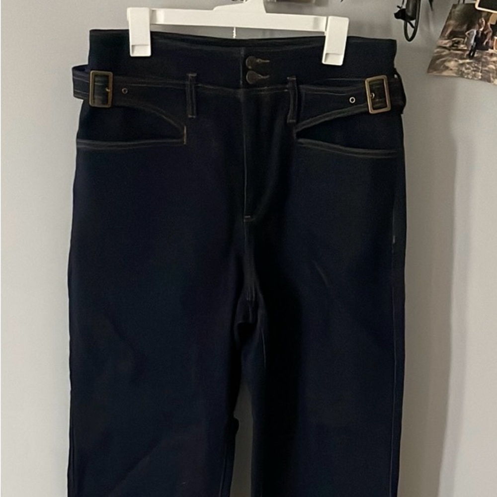 WOMEN SIZE 12 BANANA REPUBLIC DARK JEANS